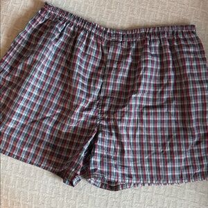 Men’s Power Club Plaid Boxer, XL, NWOT